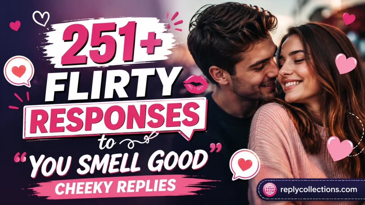 Flirty Responses to You Smell Good: Cheeky Replies