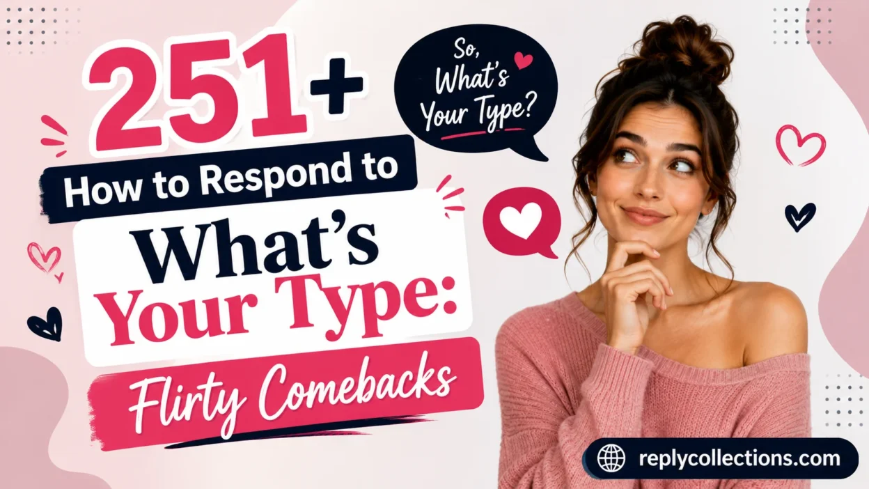 251+ How to Respond to What’s Your Type: Flirty Comebacks
