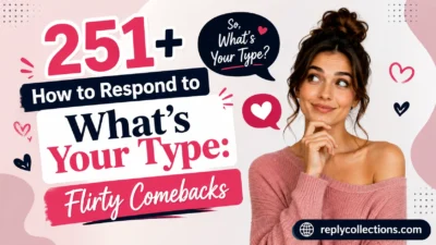 251+ How to Respond to What’s Your Type: Flirty Comebacks